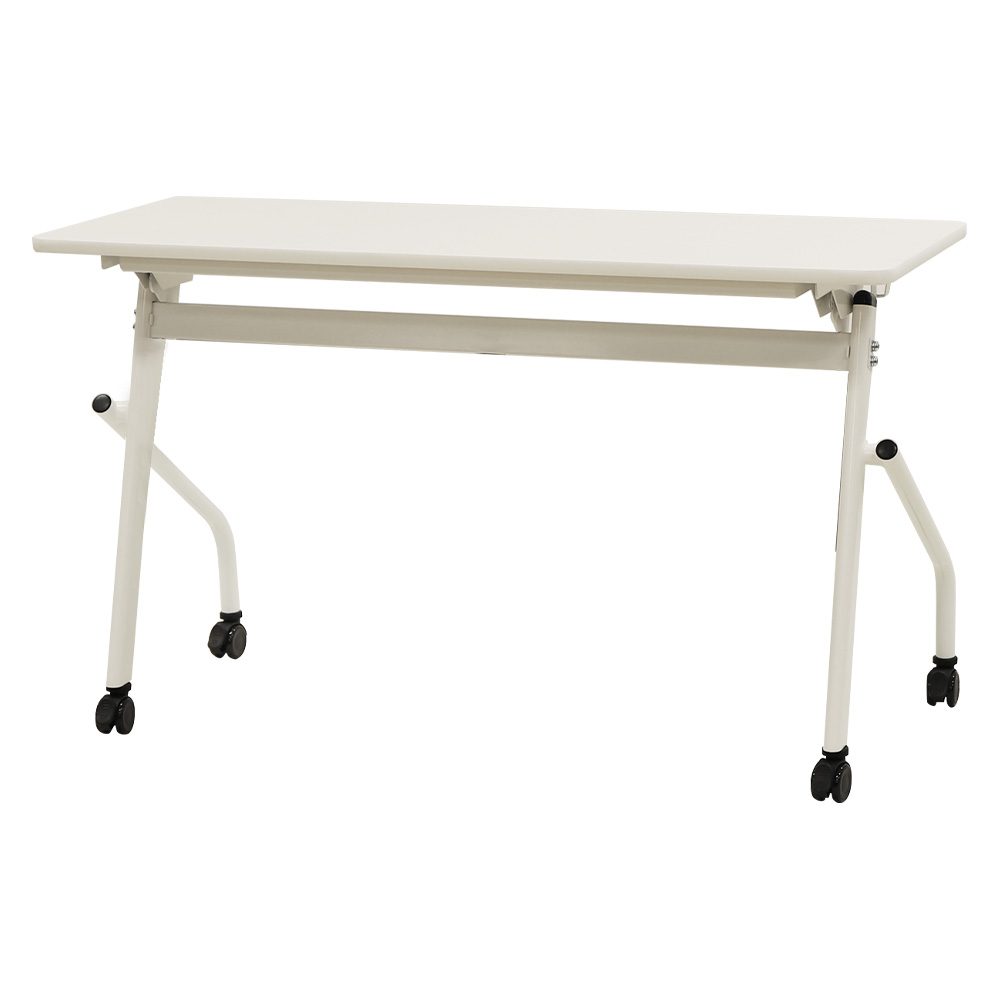 平行スタッキングテーブル W1200 D450 幕板なし 会議用テーブル パソコンデスク 学習机 HST-1245 新品 - 画像 (16)