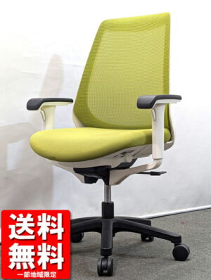 オフィスチェア 肘付き イトーキ ノナ キャスター付き メッシュチェア デスクチェア 中古