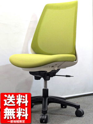 オフィスチェア 肘なし イトーキ ノナ キャスター付き メッシュチェア デスクチェア 中古