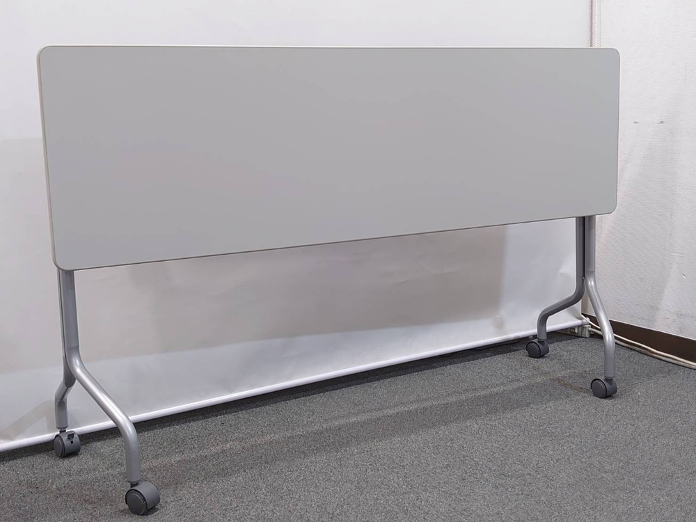 会議テーブル 5台セット W1500 D450 H700 ナイキ 折りたたみテーブル スタックテーブル 中古 - 画像 (7)