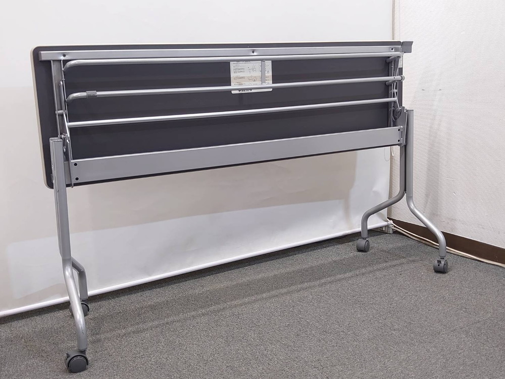 会議テーブル 5台セット W1500 D450 H700 ナイキ 折りたたみテーブル スタックテーブル 中古 - 画像 (8)