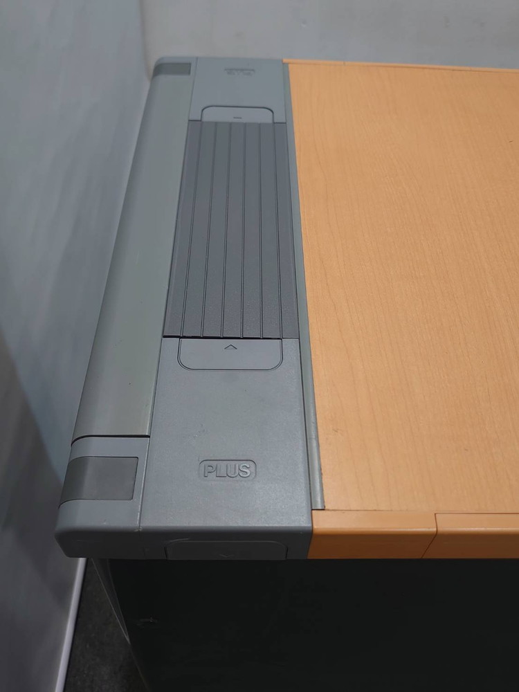 3段 脇机 袖机 ワゴン H700 プラス カギ付き キャスター付き ブラック 黒 サイドワゴン 中古 - 画像 (6)