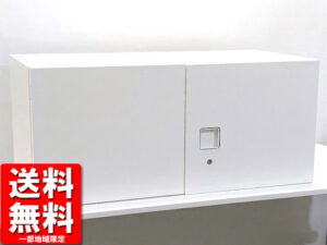 両開き書庫  W900 D450 H400 欄間書庫 らんま オカムラ レクトライン キャビネット 中古