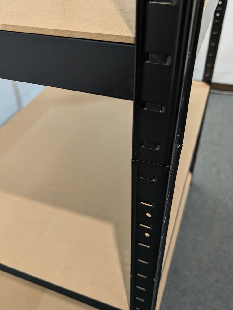 スチールラック 5段 オープンラック 業務用ラック 収納棚 ディスプレイラックスチール棚 中古 - 画像 (7)