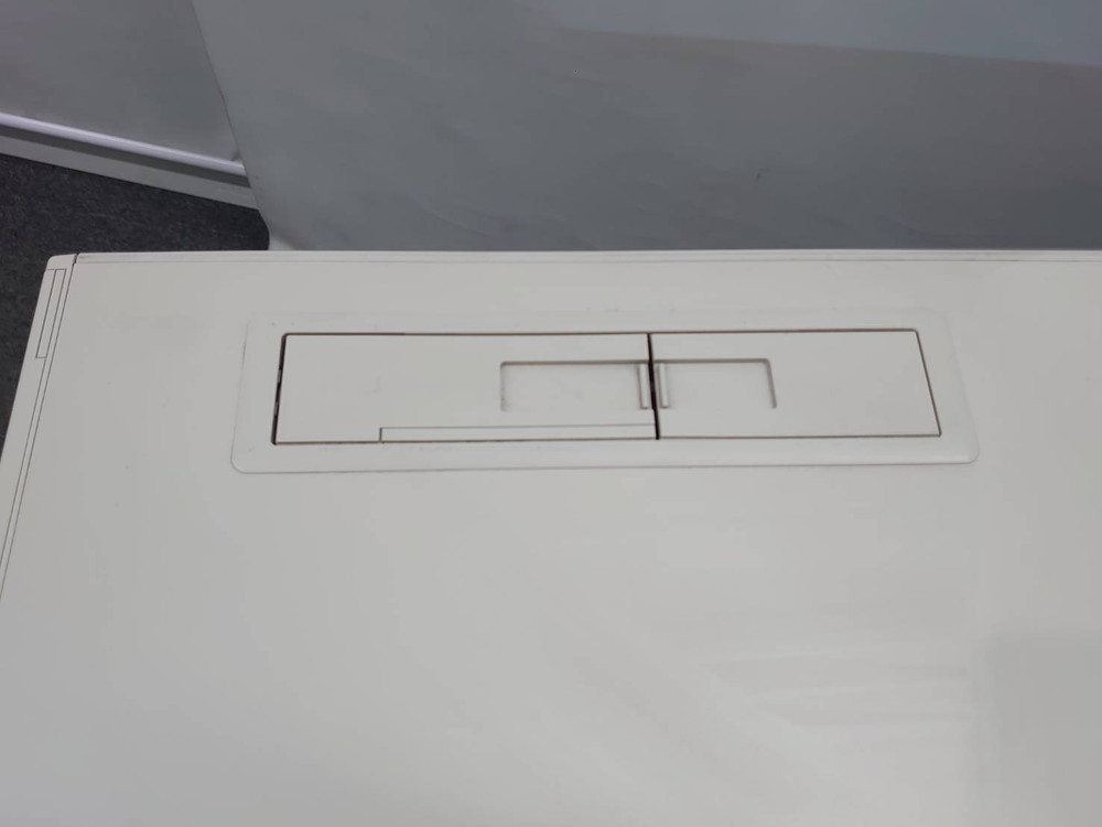 両袖机 コクヨ カギ付き W1400 D700 スチールデスク オフィスデスク グレー SDT-BSN147F1 中古 - 画像 (5)