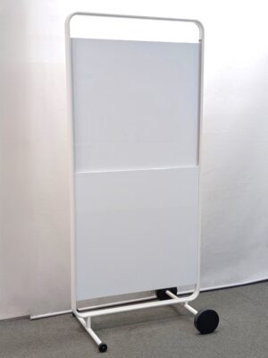 【店頭引き渡し限定】ホワイトボード W835 H1800 キャスター付き 両面マグネット コクヨ モビーボ 自立式 中古