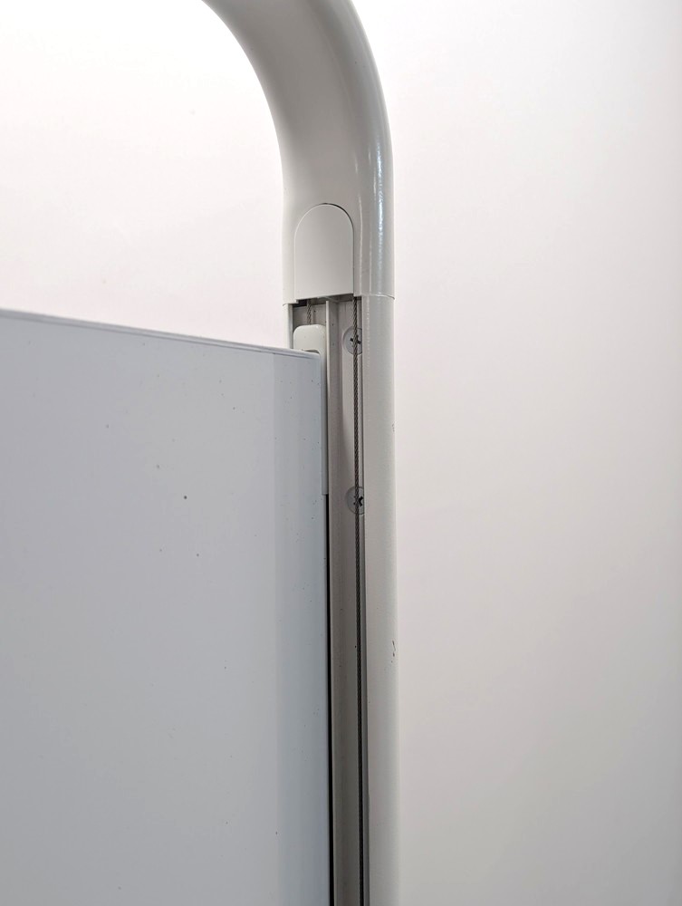 【店頭引き渡し限定】ホワイトボード W835 H1800 キャスター付き 両面マグネット コクヨ モビーボ 自立式 中古 - 画像 (6)