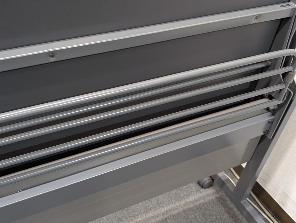 会議テーブル 5台セット スタッキングテーブル 折り畳みテーブル トヨスチール スタックテーブル 中古 - 画像 (8)
