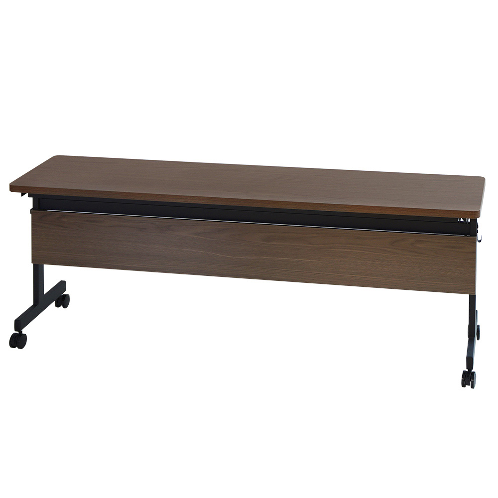 フォールディングテーブル W1800 D450 幕板付き 会議用テーブル パソコンデスク GLF-1845M 新品 - 画像 (15)