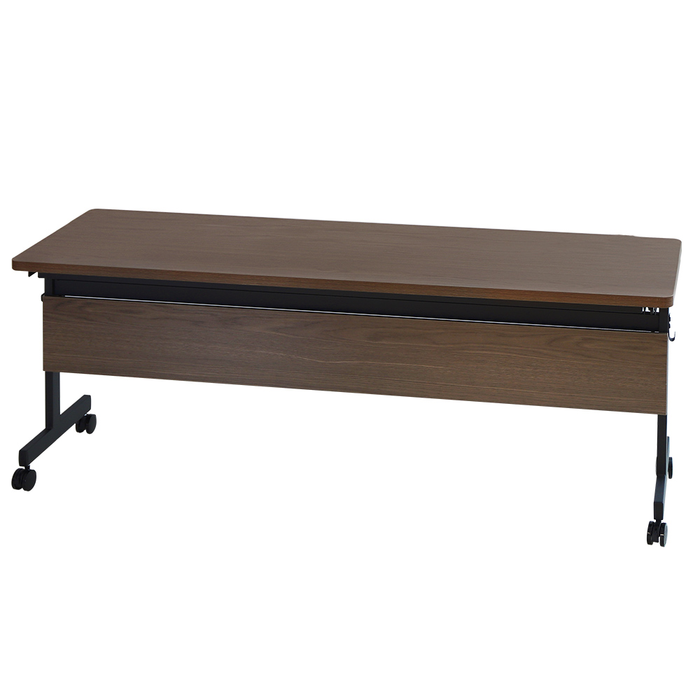 フォールディングテーブル W1800 D600 幕板付き 会議用テーブル パソコンデスク GLF-1860M 新品 - 画像 (16)