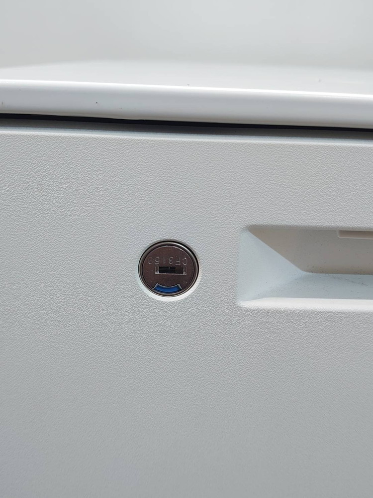 コクヨ iS 2段ワゴン ワゴン サイドワゴン デスクワゴン 事務ワゴン カギ付き SDM-IS46A2SAWNN 中古 - 画像 (5)
