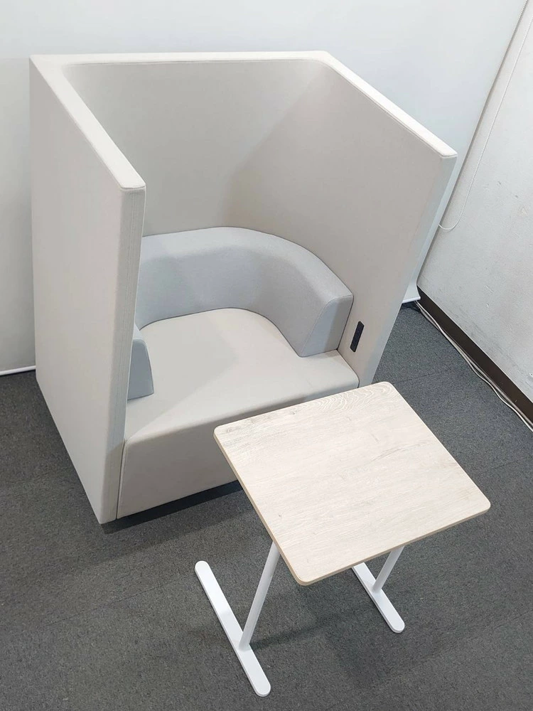 在庫3台 美品 ワークブース テーブル付き コクヨ ブラケッツ CN-491MLC ベージュ 中古 - 画像 (5)