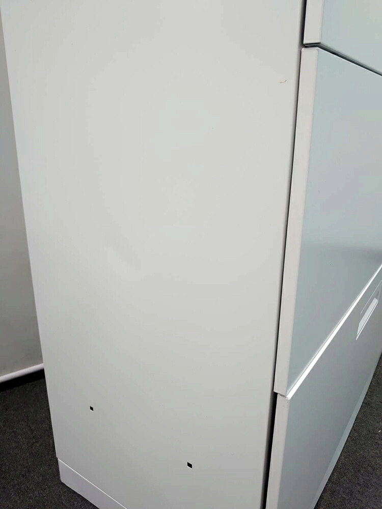 上下書庫 ウチダ コクヨ W900×D450×H2165 引き違い書庫 3枚戸書庫 キャビネット ラテラル書庫 カギ付き 中古 - 画像 (10)