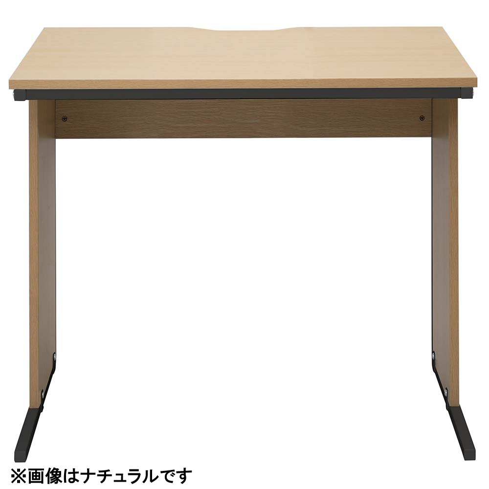 ワークデスク 平机 パソコンデスク W800 D600 ウォルナット2 GZWD2-0860DM2 新品 デスク - 画像 (2)
