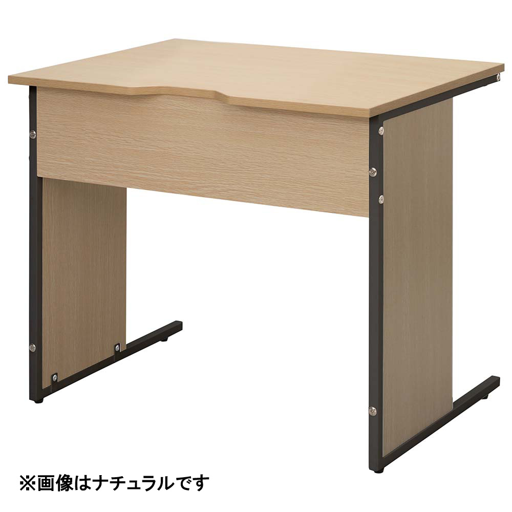 ワークデスク 平机 パソコンデスク W800 D600 ウォルナット2 GZWD2-0860DM2 新品 デスク - 画像 (3)