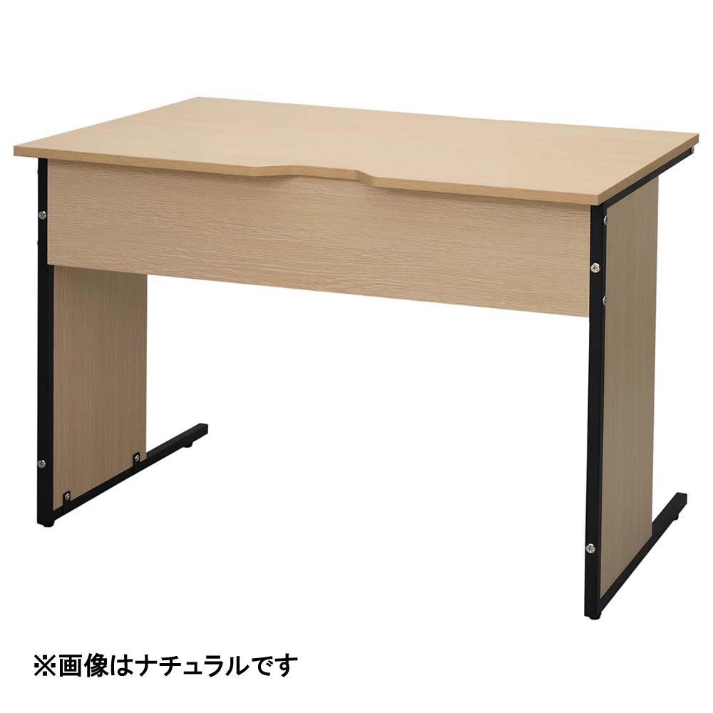 ワークデスク 平机 パソコンデスク W1000xD700 ウォルナット GZWD2-1070DM2 新品 デスク - 画像 (2)