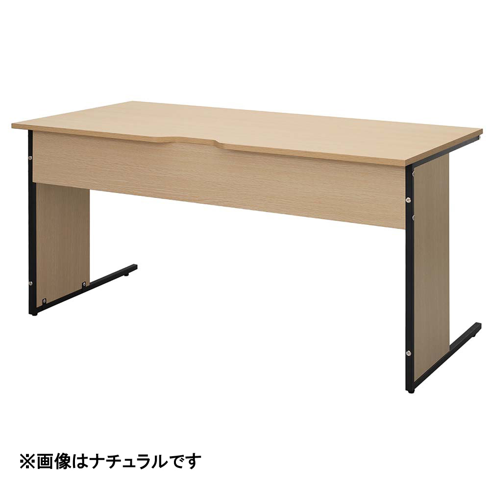 ワークデスク 平机 パソコンデスク W1400xD700 ウォルナット2 GZWD2-1470DM2 新品 デスク - 画像 (3)