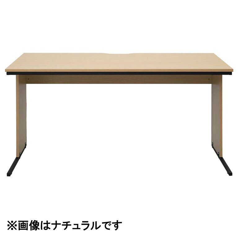 ワークデスク 平机 パソコンデスク W1400xD700 ウォルナット2 GZWD2-1470DM2 新品 デスク - 画像 (2)