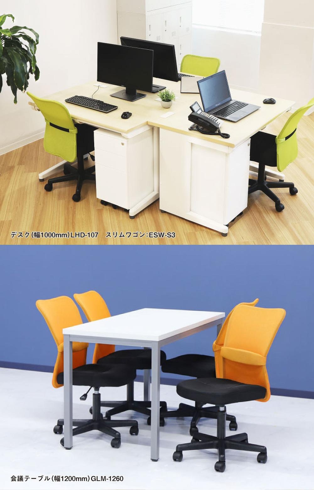 オフィスチェア メッシュ 肘なし QUE-1 新品 6色 - 画像 (3)