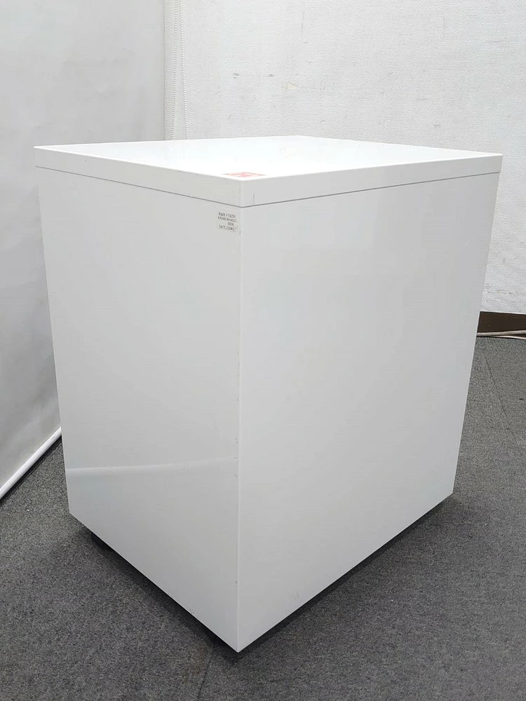 在庫7台以上 平机 3段ワゴンセット プラス フラットライン ホワイト W1000×D700×H700 中古 - 画像 (9)