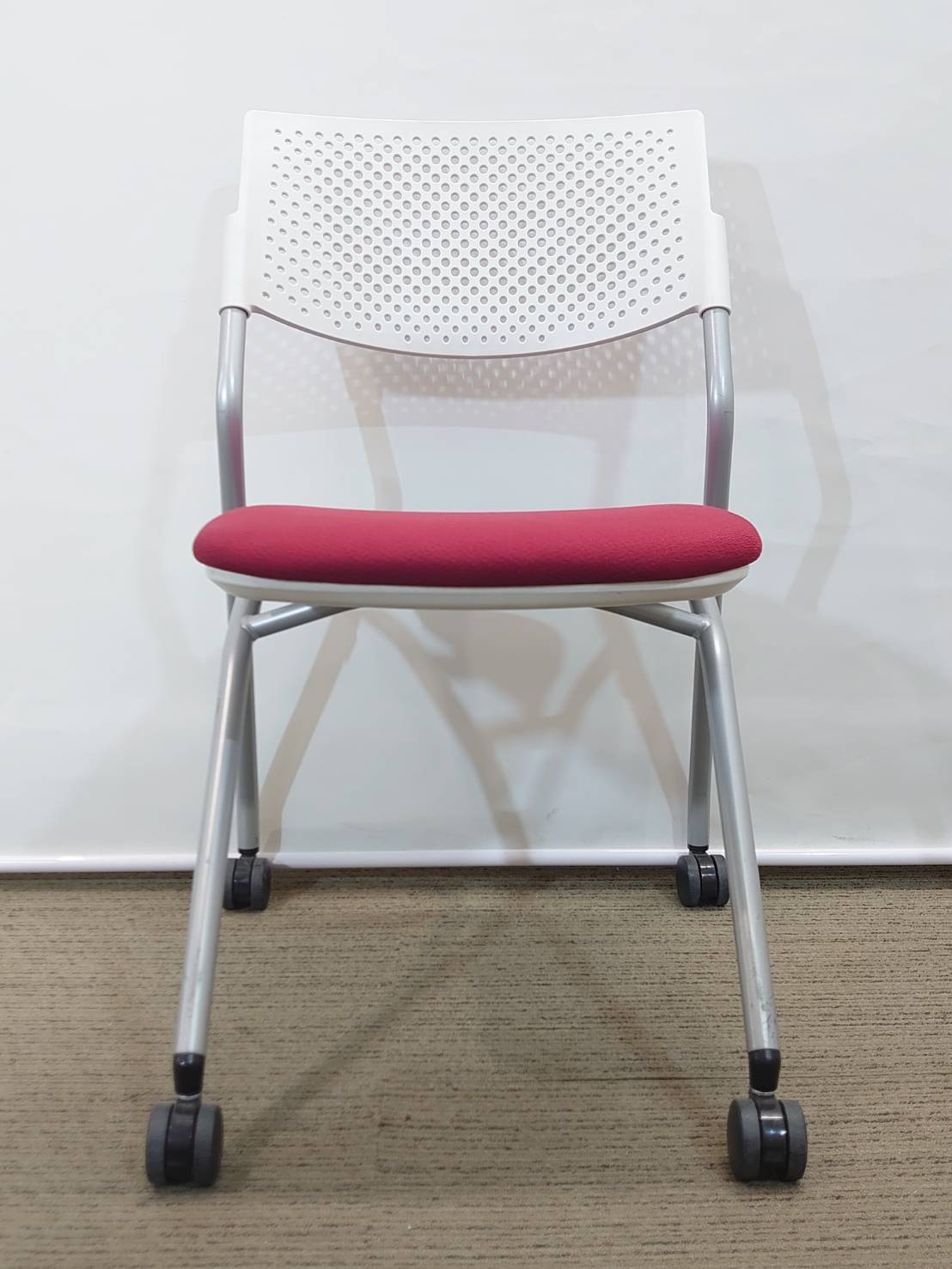 会議テーブルセット 4人用 イトーキ ウチダ W1500 会議チェア4脚 中古 - 画像 (14)
