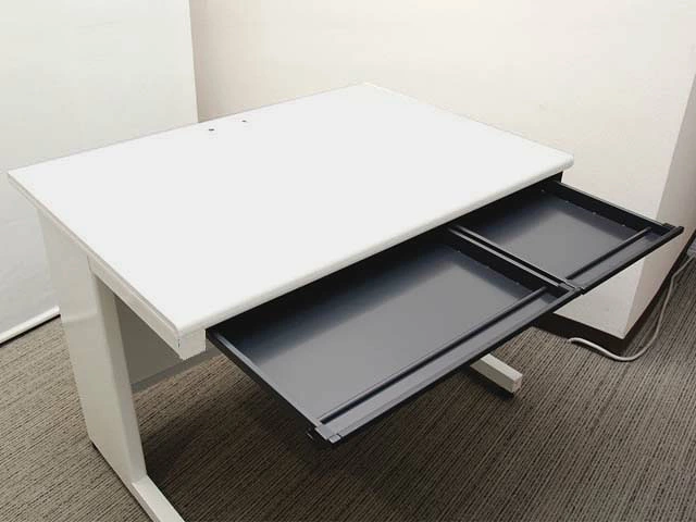 在庫7台以上 平机 3段ワゴンセット プラス フラットライン ホワイト W1000×D700×H700 中古 - 画像 (5)