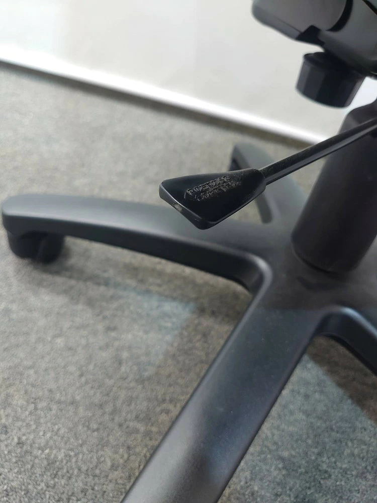 オフィスチェア キャスター付き コクヨ イーザ CRS-G182F6 ブルー 肘無し 中古 - 画像 (5)