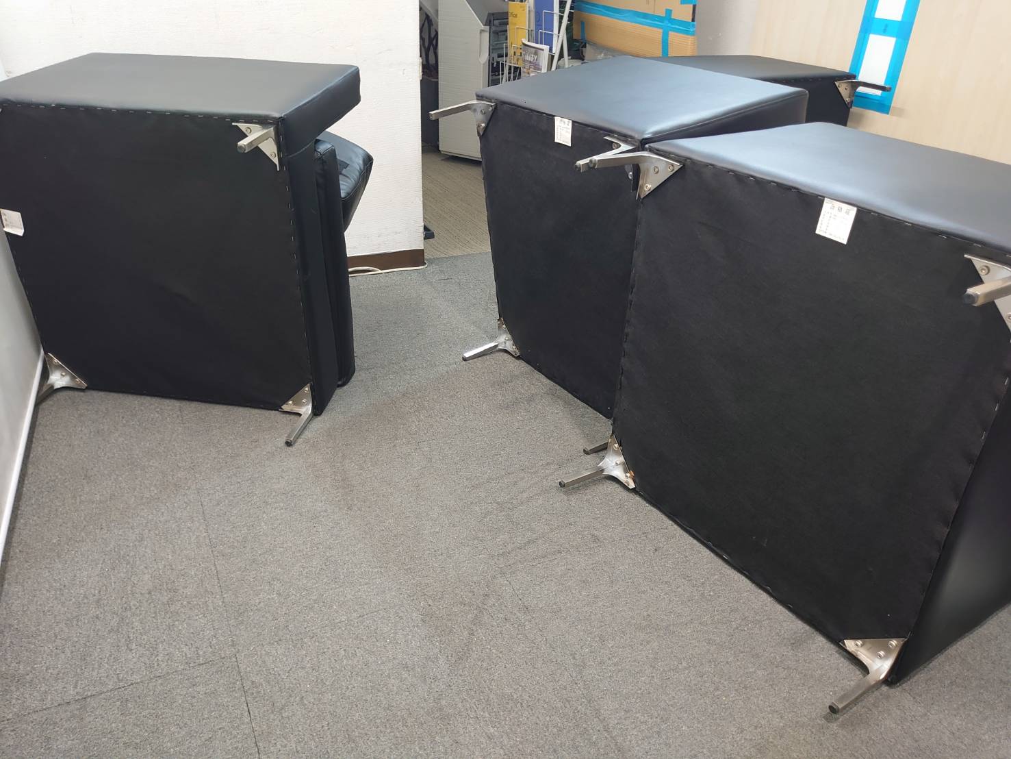応接セット 5人用 4点セット ソファ3人掛け・1人掛け ローテーブル 中古 - 画像 (10)