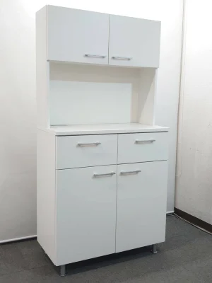 キッチンキャビネット 食器棚 コクヨ ビジネスキッチン BKD-EK910APAWN ホワイト W900 中古
