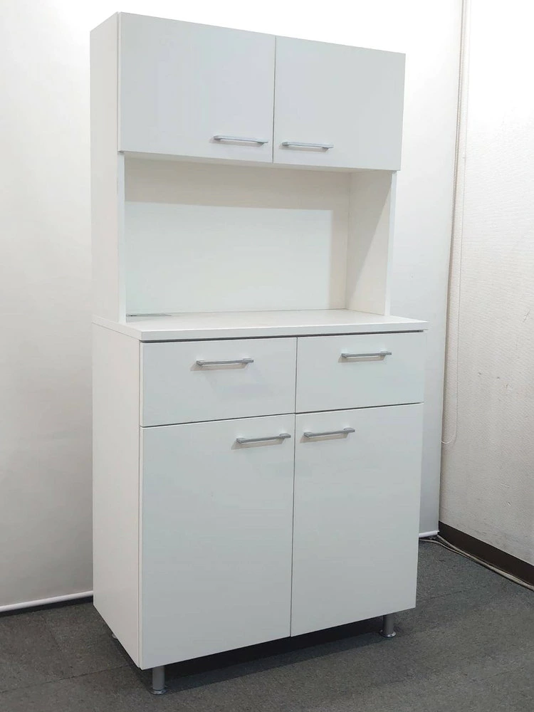 キッチンキャビネット 食器棚 コクヨ ビジネスキッチン BKD-EK910APAWN ホワイト W900 中古