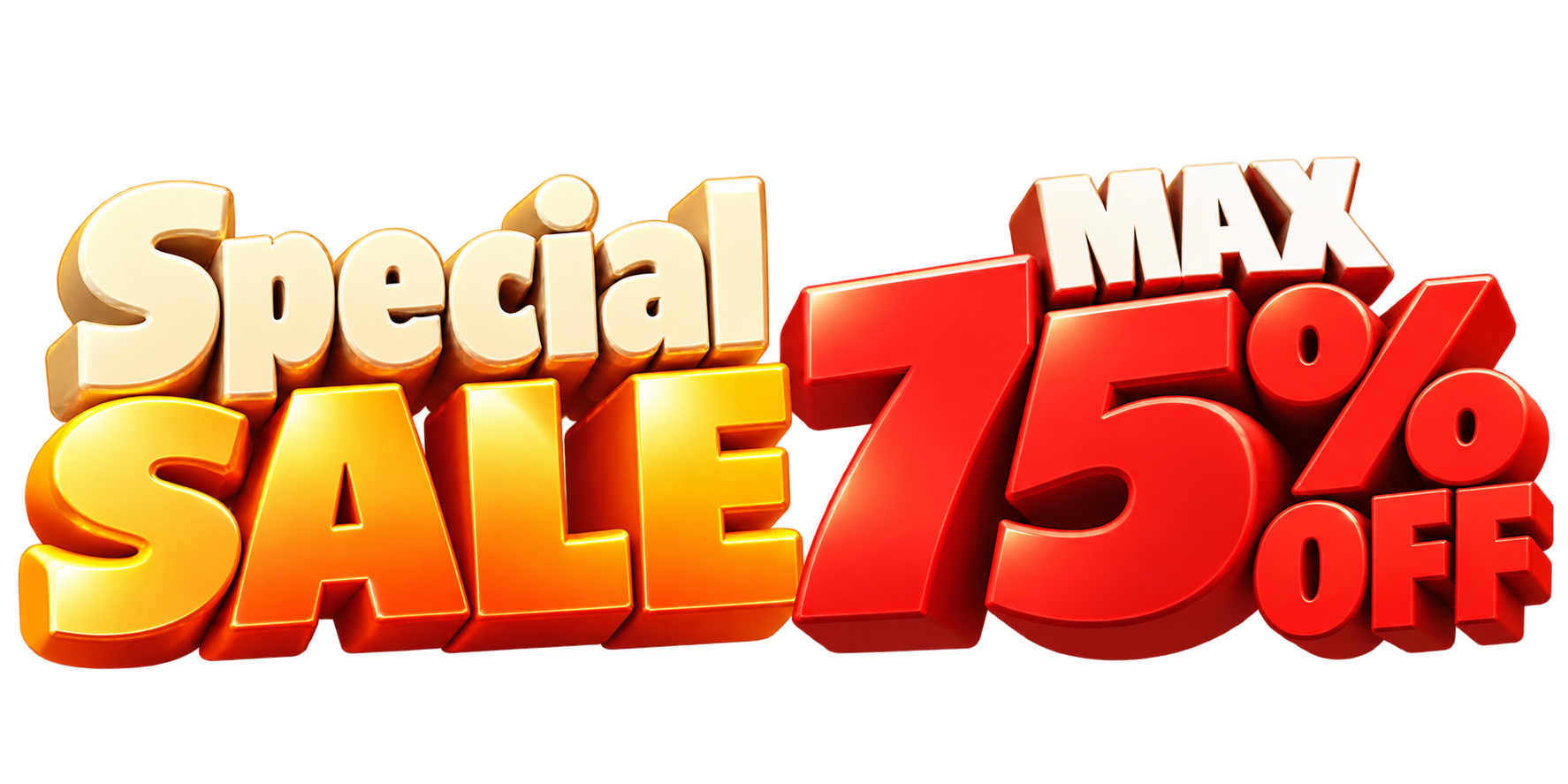 Special SALE MAX 75％OFF