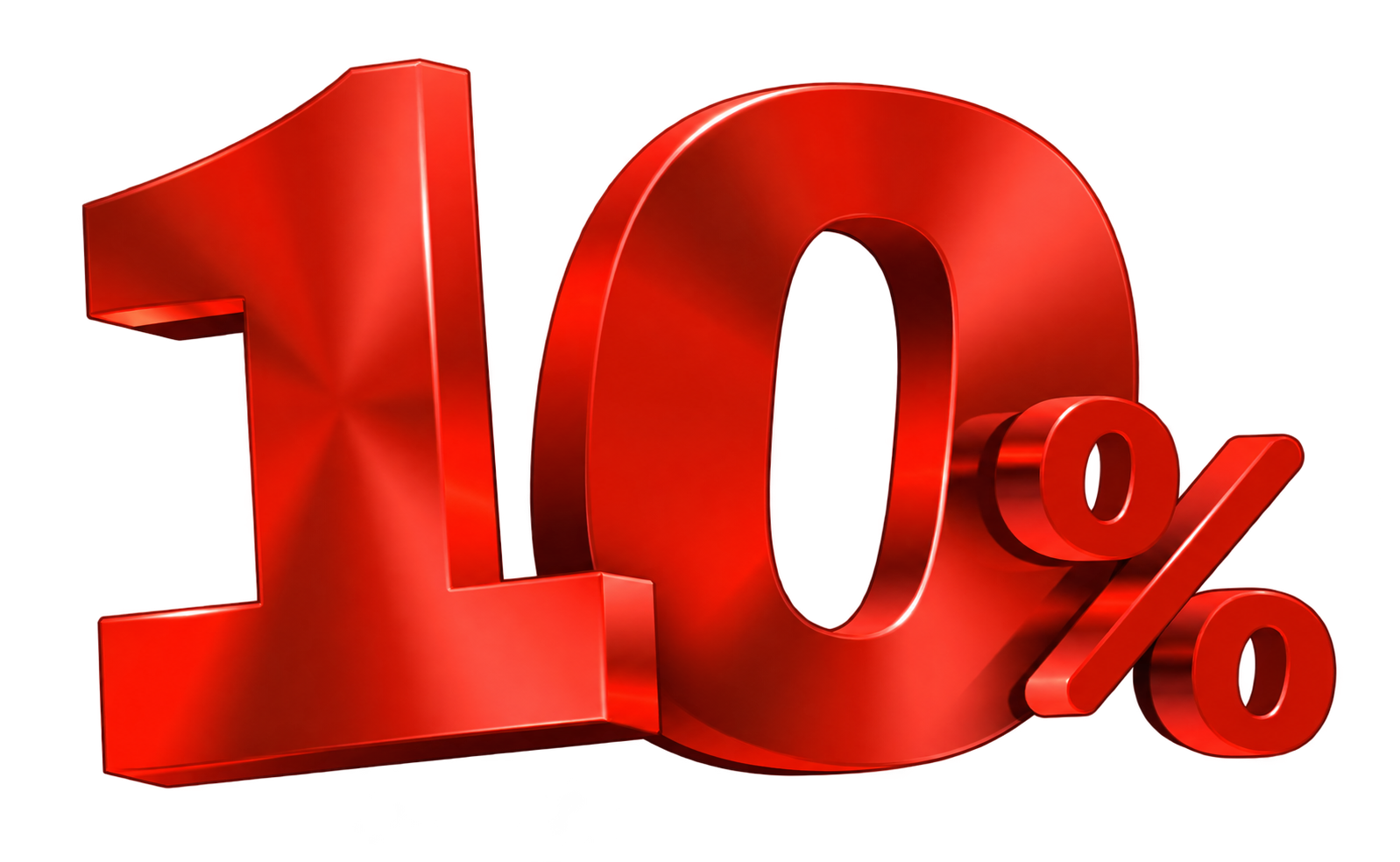 10％